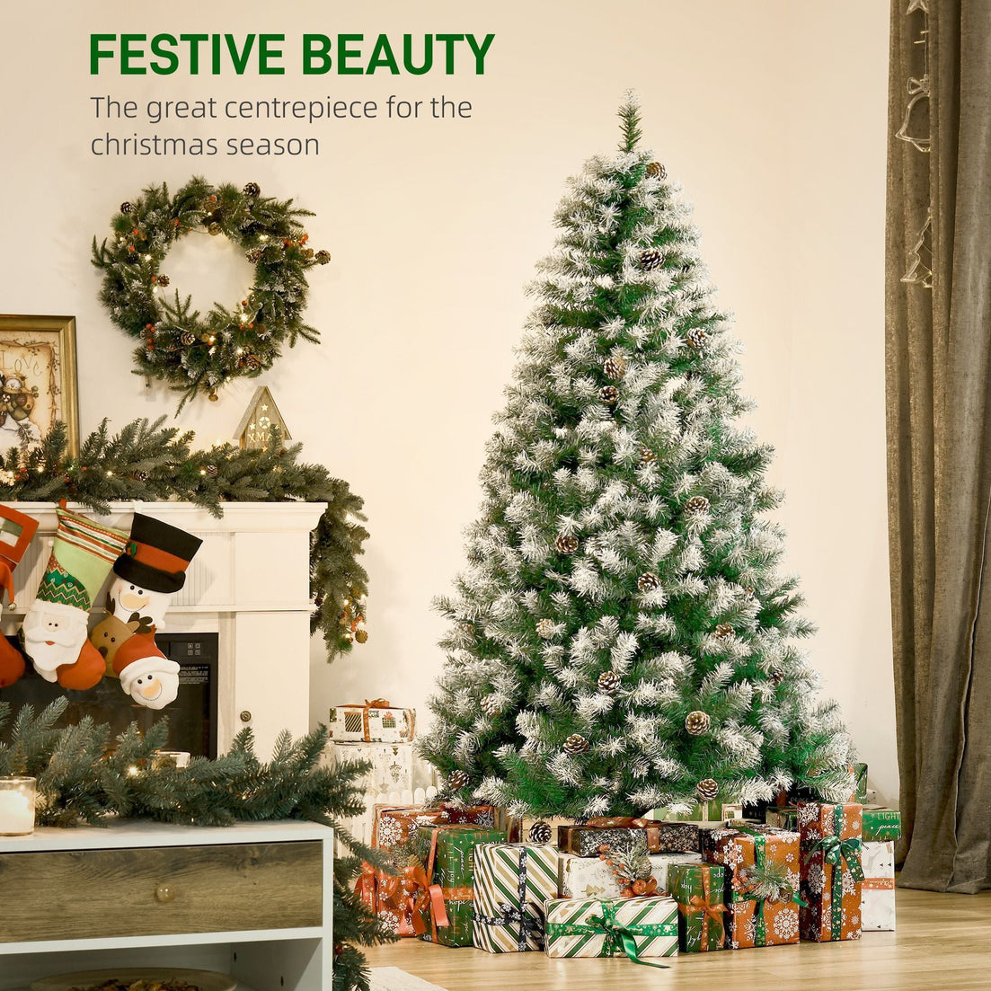 Christmas Tree Size Guide: How to Choose the Perfect Flocked Tree for Your Home - EX-STOCK Canada