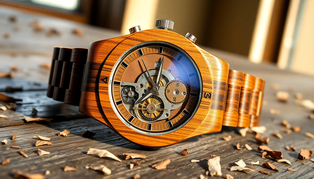 Wooden Mechanical Watches for Men: Timeless Style Meets Natural Elegance | EX-STOCK Canada