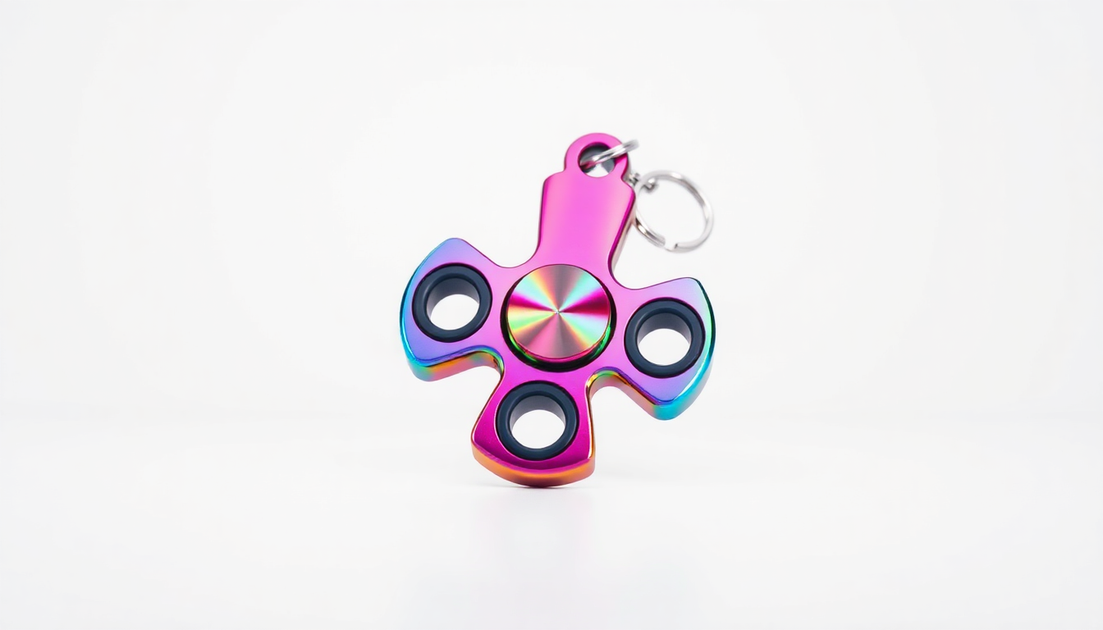 Spin Your Way to Fun with EX-STOCK Canada's Keychain Hand Spinner EX-STOCK Canada