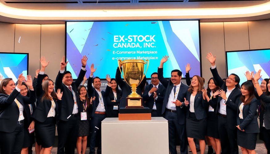 Nous l'avons fait ! EX-STOCK CANADA INC remporte le prix de la meilleure place de marché e-commerce 2025 ! 🏆