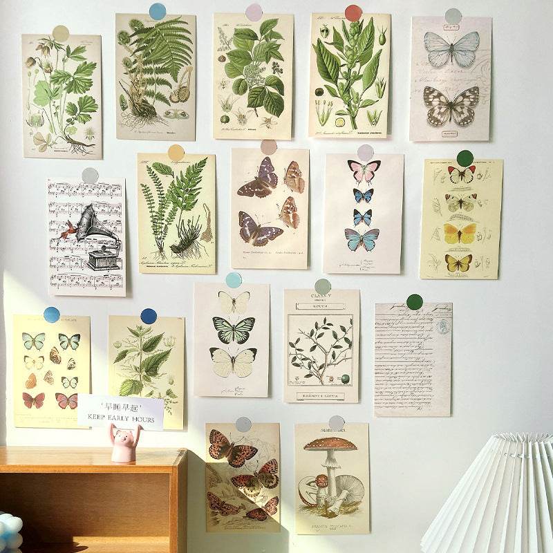 Forest Plant Series Decorative Card Wall Bedroom Postcard Wall Sticker Decoration Decorative Card - EX-STOCK Canada