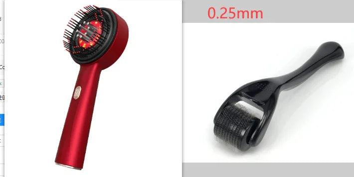Peigne de Massage Électrique pour la Maison Peigne de Drainage du Cuir Chevelu Lumière Rouge Peigne Anti-dérapant Soin des Cheveux Peigne de Massage MultifonctionEX-STOCK Canada