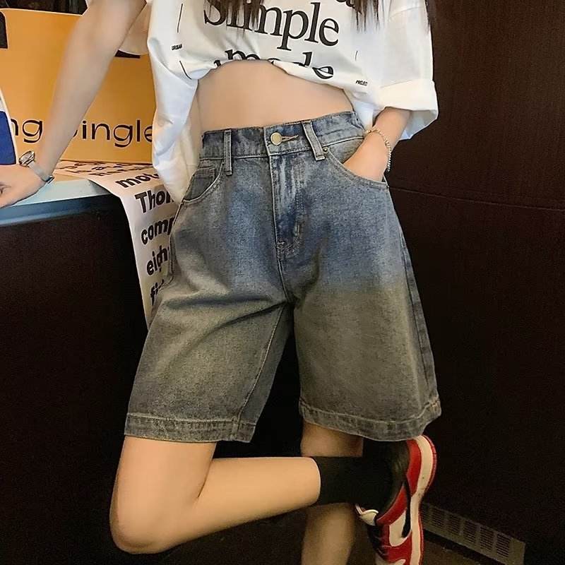 Retro Unisex Denim Jeans Short - EX-STOCK Canada
