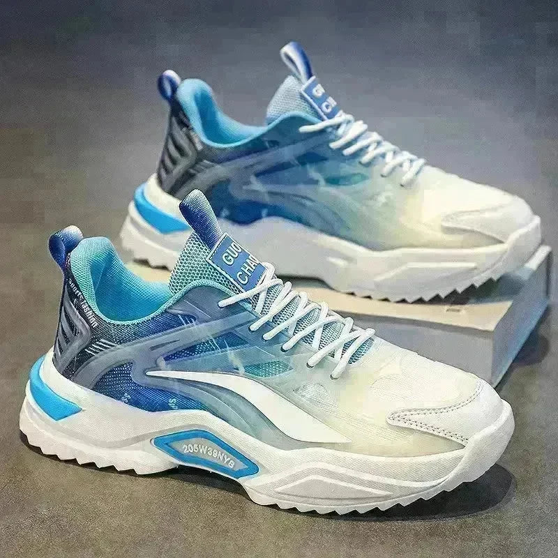 Lace-up Dad Shoes Fashion Thick-soled Sports Shoes Casual Breathable Sneakers For Men - EX-STOCK CANADA