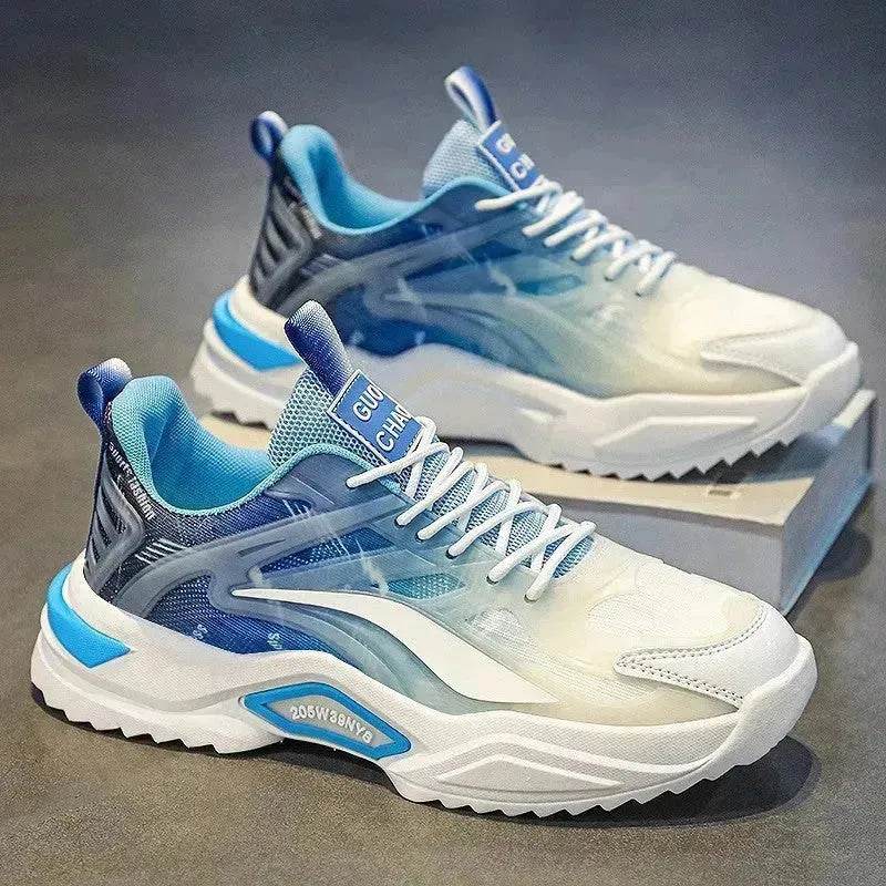 Lace-up Dad Shoes Fashion Thick-soled Sports Shoes Casual Breathable Sneakers For Men - EX-STOCK Canada