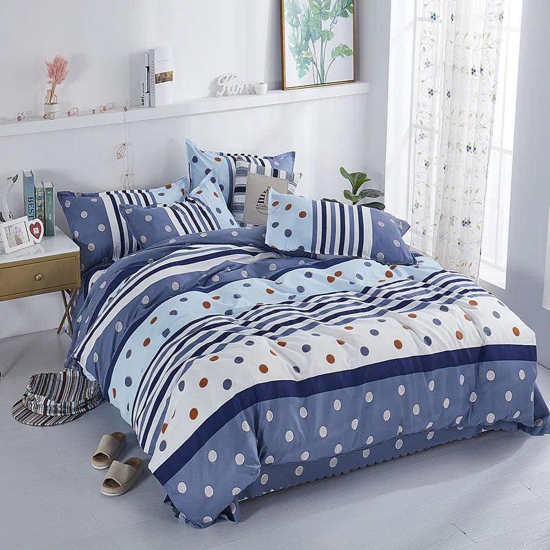Skin-friendly Quilt Cover Brushed One-piece Double Duvet Cover Bed EX-STOCK Canada