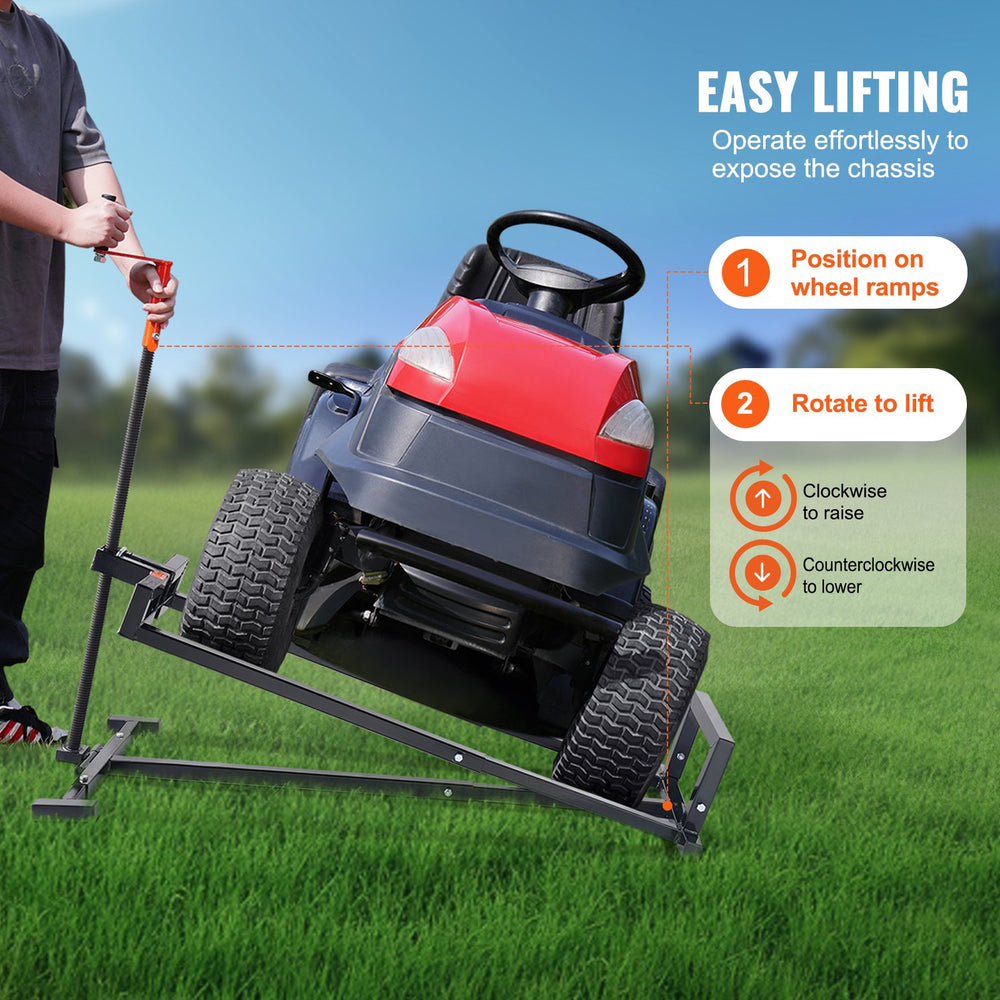 Gato Elevador para Cortacésped de Montar de 880 Lbs para Cortacéspedes y Tractores de JardínEX-STOCK Canada