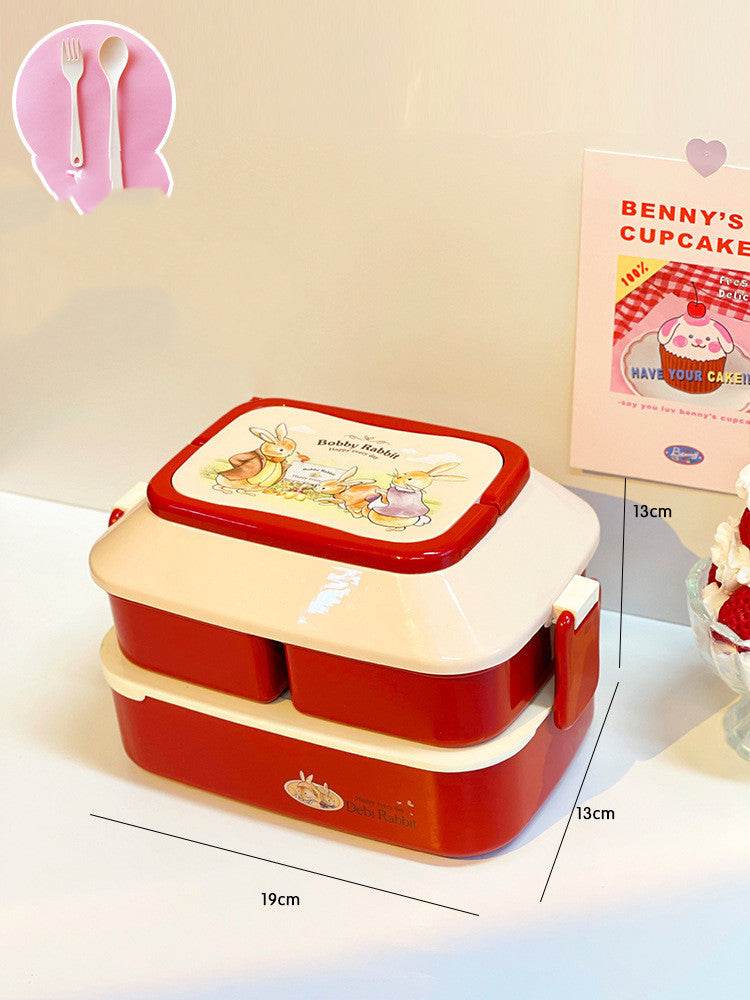 Cute Cartoon Multi-tiered Kids Bento Lunch Box - EX-STOCK Canada