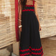 Flowers Print Wavy Pattern Suspender Long Dress For Women Fashion A-Line Beach Dresses Womens Clothing - EX-STOCK Canada
