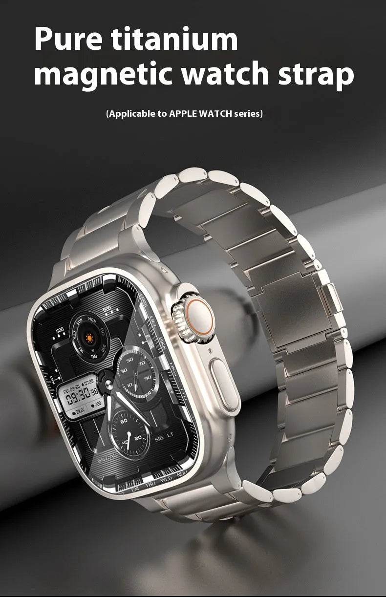 Women's Electronic Magnetic Snap Titanium Alloy Watch Strap - EX-STOCK Canada
