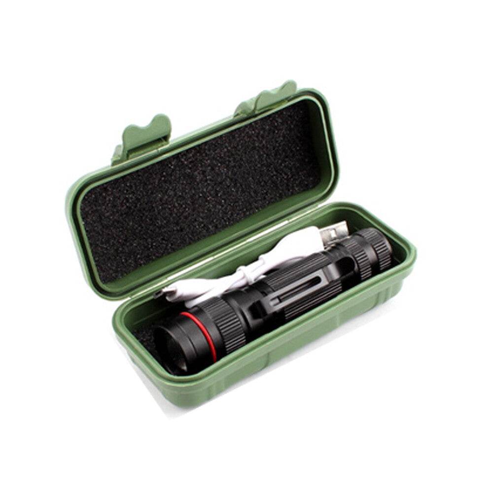LED Military Flashlight USB Rechargeable Tactical Zoom Handheld Torch - EX-STOCK Canada