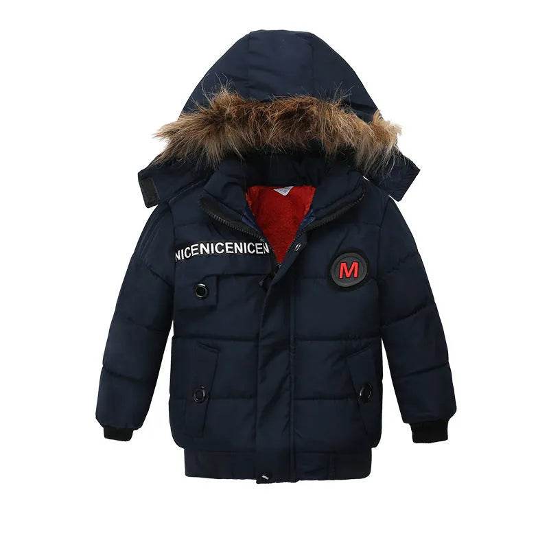 New Children's Cotton Padded Clothes Thickened Hooded Coat - EX-STOCK Canada