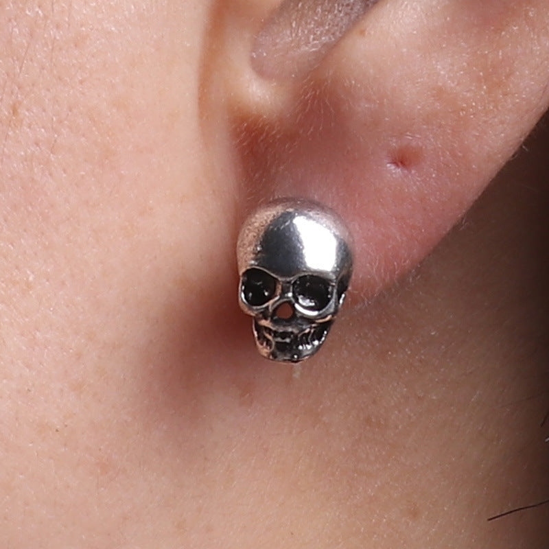 Personality Retro Skull Eardrops Earrings For Halloween EX-STOCK