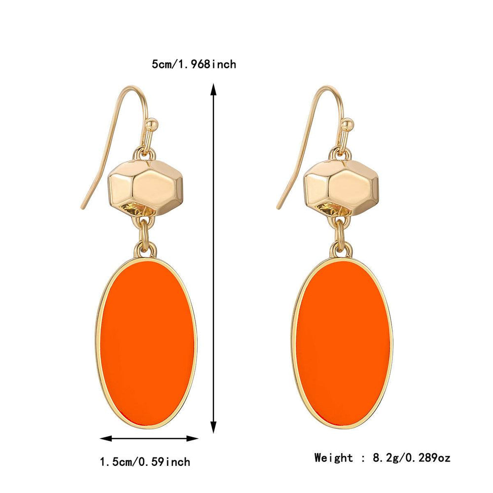 Colorful Flower Stud Earrings European And American Summer High Sense - EX-STOCK Canada