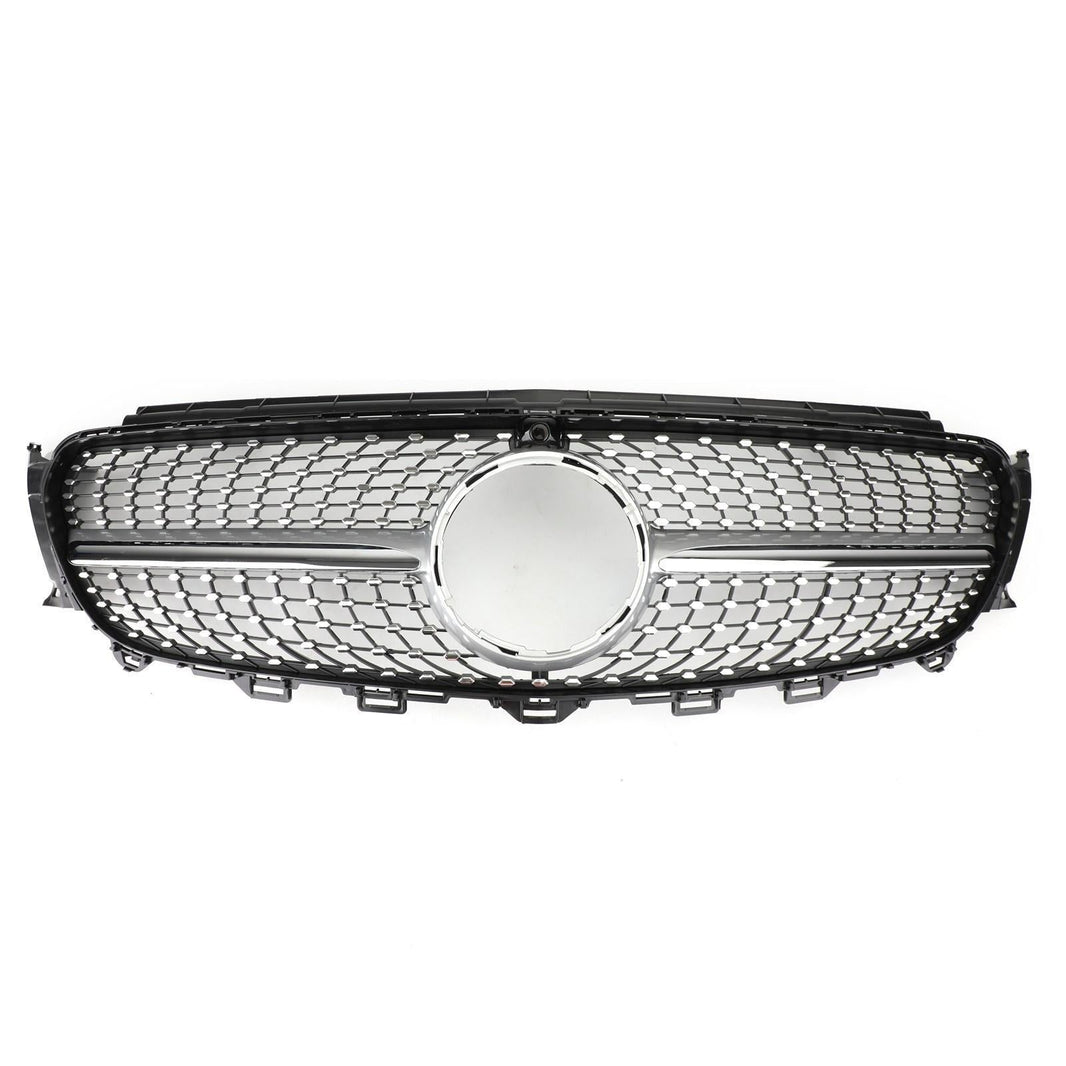 Diamond Silver Edge Front Grille For 2016 To 2019 Mercedes-Benz W213 E300 E400 EX-STOCK
