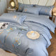 Pure Cotton Bed Sheet Duvet Cover Embroidered Long-staple Cotton Four-piece Set EX-STOCK Canada
