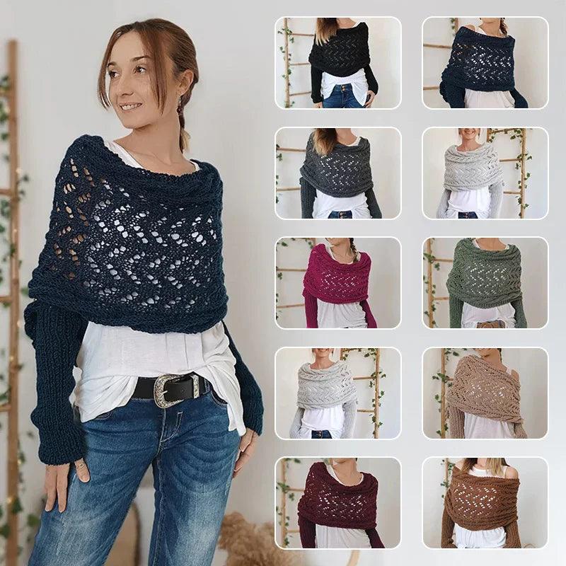 Fashion Winter Knitted Shawl Tp
