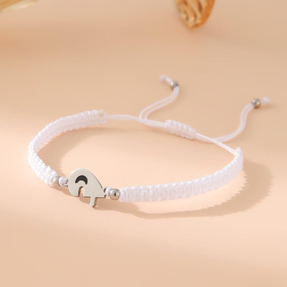 Pulseras de Pareja Amor Sol Luna Ajustables Tejidas a Mano - EX-STOCK Canada