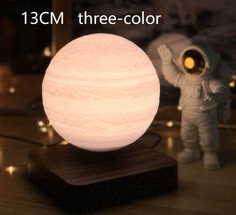 Magnetic Levitation Table Lamp Moon Light 3D Printing Planet Night Light - EX-STOCK Canada