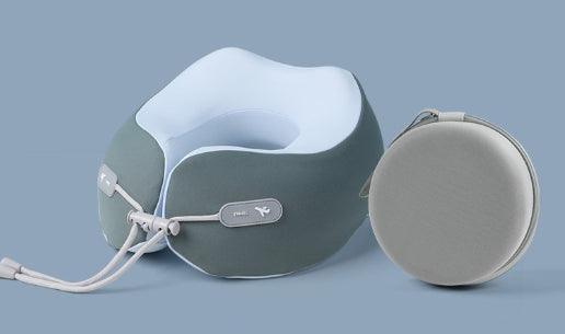 Cuscino da viaggio per il collo a forma di U in memory foam con spazio di archiviazione - EX-STOCK Canada