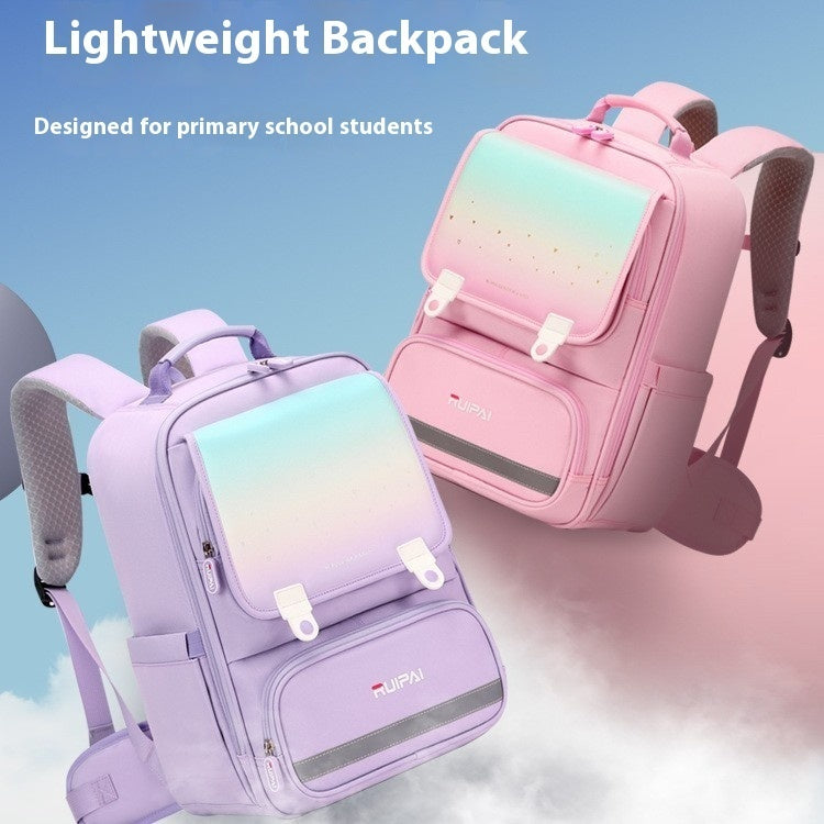 Primary School Student Schoolbag Burden Reduction Spine Protection EX-STOCK