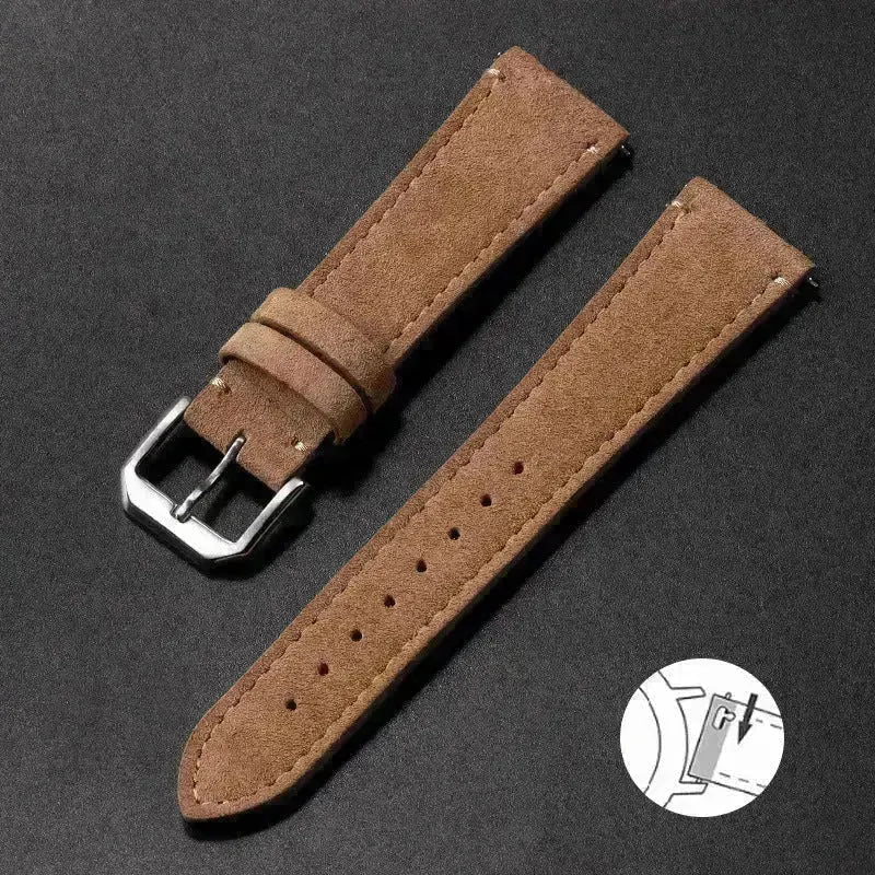 Sangle en cuir en daim