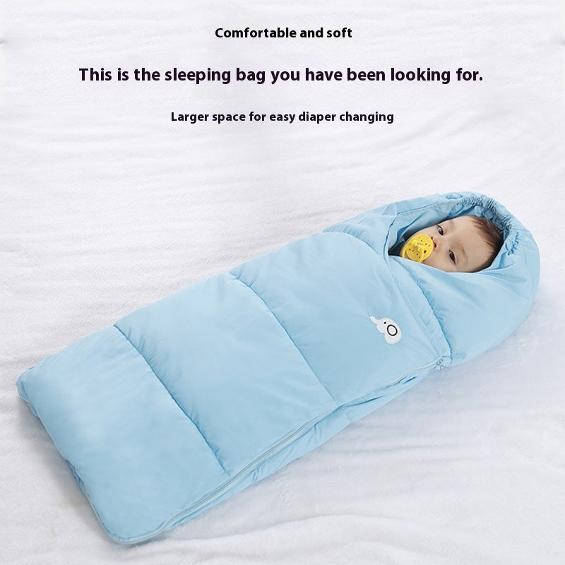 Baby Sleeping Bag Autumn And Winter Thick Down Anti Kick Duvet EX-STOCK Canada