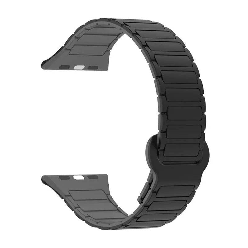Iwatch Three-plant Silicone Two-color Watch Strap - EX-STOCK Canada