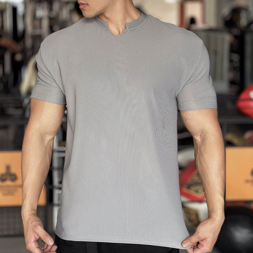 Anti Wrinkle Men Short Sleeve Active wear T-shirt for Workout Gym trainings - EX-STOCK Canada