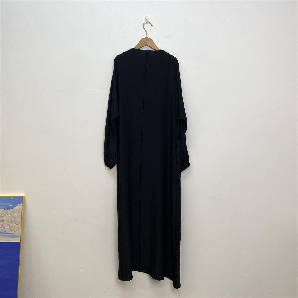 Abbigliamento da infermiera alla moda Muslim Vestito a maniche lunghe a taglio slim - EX-STOCK Canada