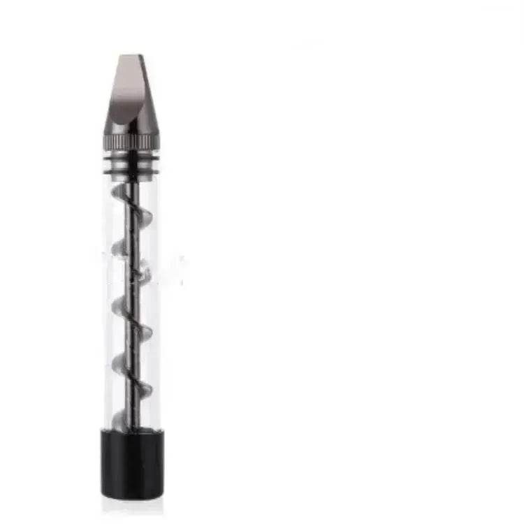 Creative And Simple Dry-burning Atomizer Spiral Pipe Glass Blunt - EX-STOCK Canada