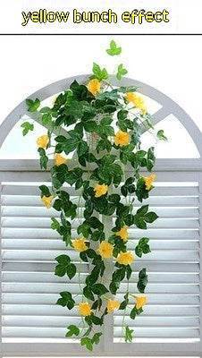 Simulation Plant Morning Glory Ratten For Wall Hanging Decoration Garlands - EX-STOCK Canada