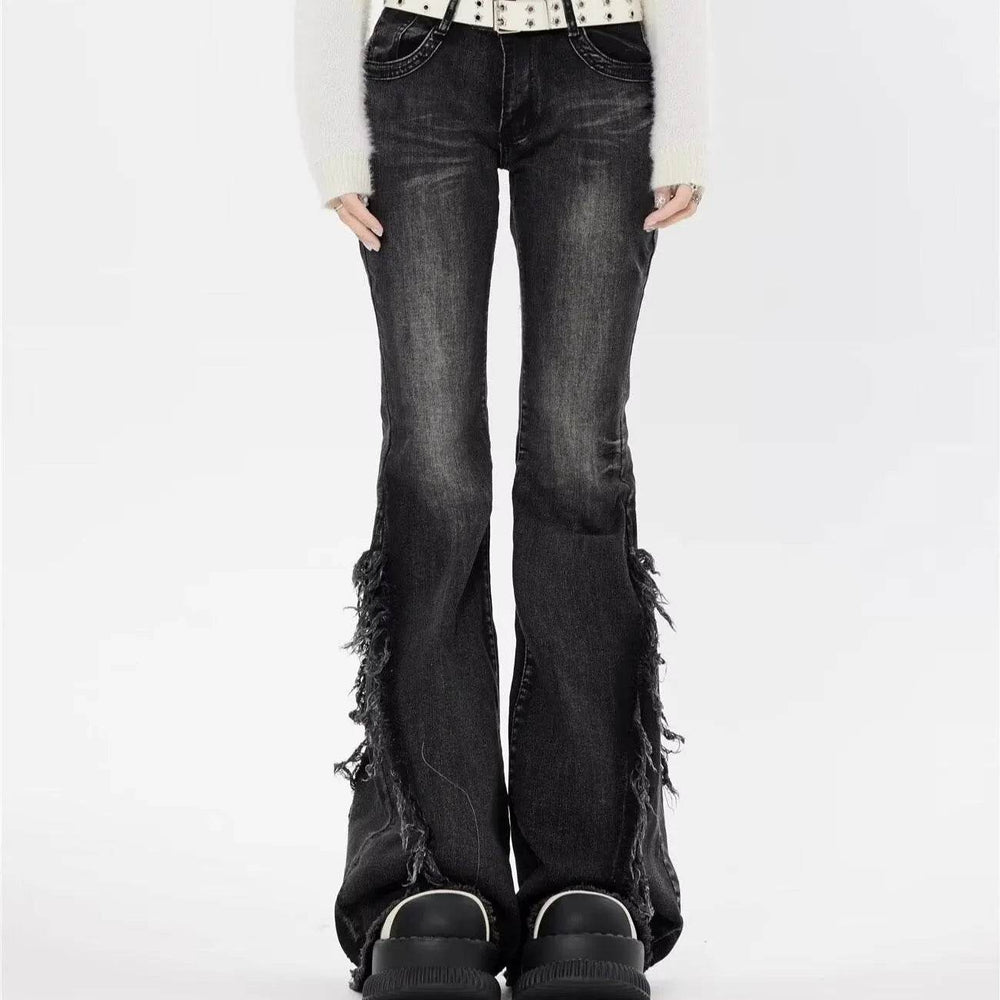 Fashion American Slightly Flared Baggy Jeans Pant Women - EX-STOCK Canada