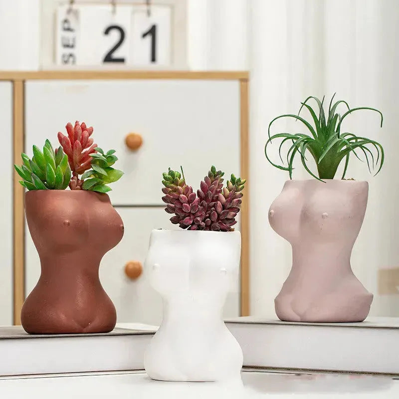 Flower Pots Decorative Ornaments Ceramic Crafts flower vase - EX-STOCK CANADA