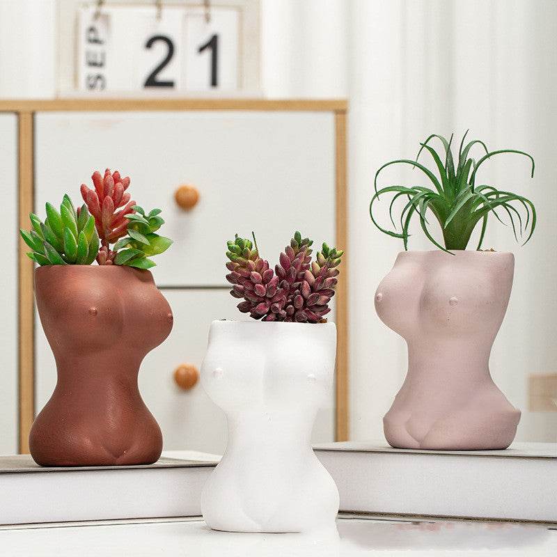 Flower Pots Decorative Ornaments Ceramic Crafts flower vase - EX-STOCK Canada