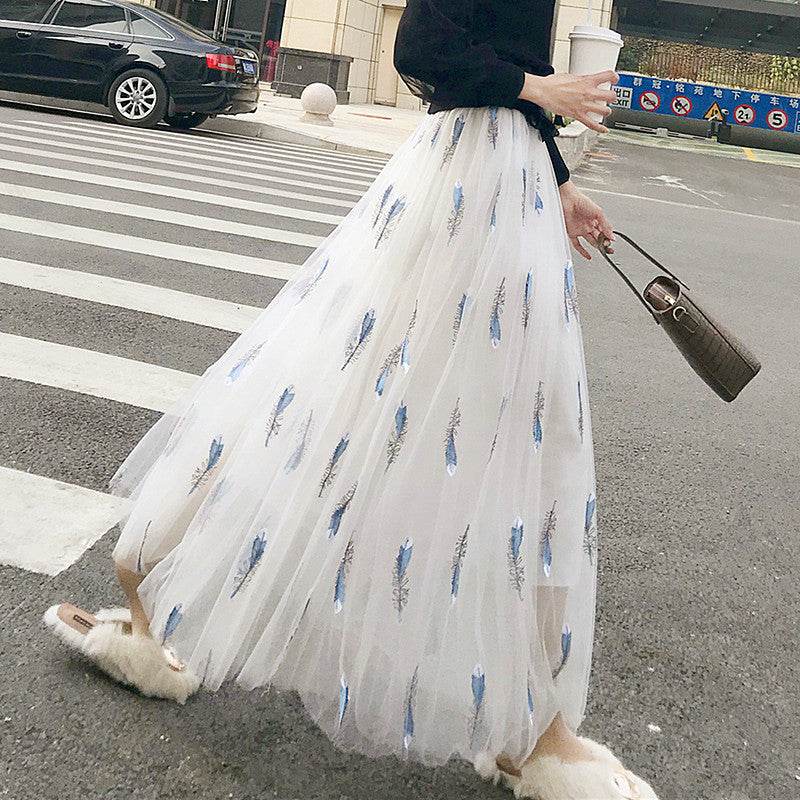 Women's Midi Organza Skirt Fairy Tutu Tulle Skirt - EX-STOCK Canada