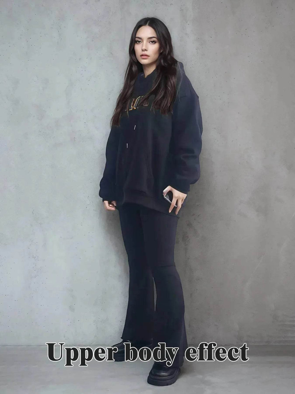 Fashionable Solid Color Long Sleeved Printed Unisex Hoodie - EX-STOCK Canada