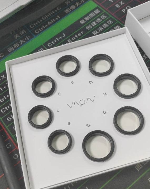 Smart Heart Rate Blood Oxygen Sleep Analysis Detection Ring Waterproof Multifunctional Ring EX-STOCK Canada