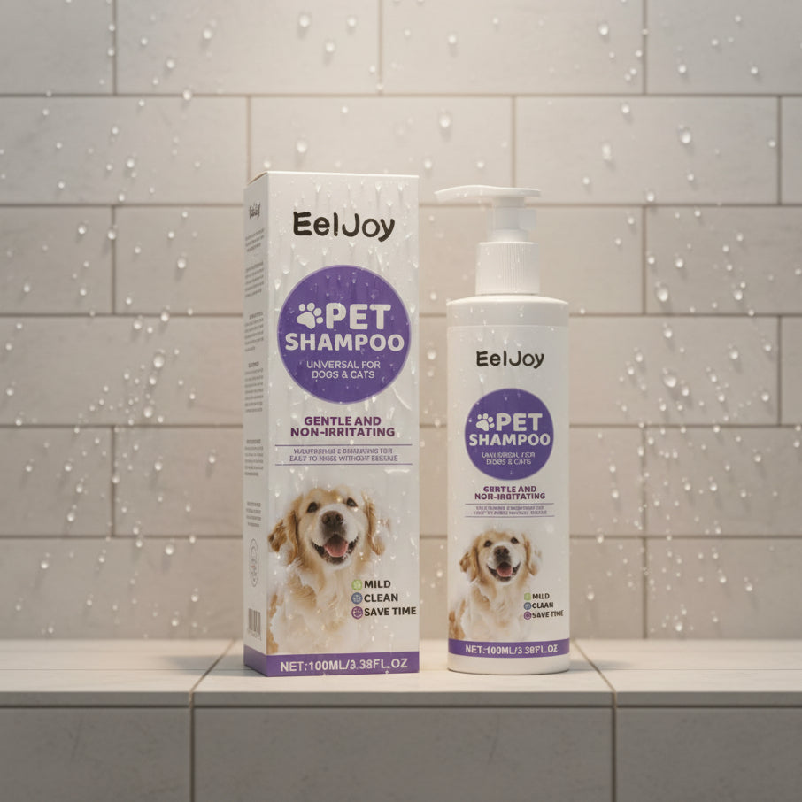 Eel Joy Lemongrass & Aloe Pet Shampoo for Dogs & Cats – Deodorizing & Moisturizing Formula (100ml)
