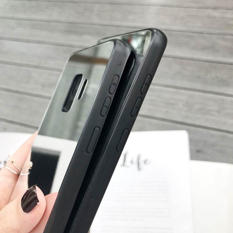 Tempered Glass Mirror Phone Case for Samsung Makeup mirror for Women - EX-STOCK Canada