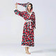Christmas Sleepwear Women Fleece Hooded Bathrobe Plush Long Robe Winter - EX-STOCK Canada