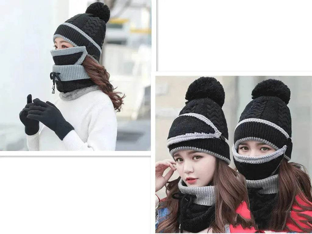 Buy Full Face winter cover knitted mask balaclavas for cold weathers - EX-STOCK Canada