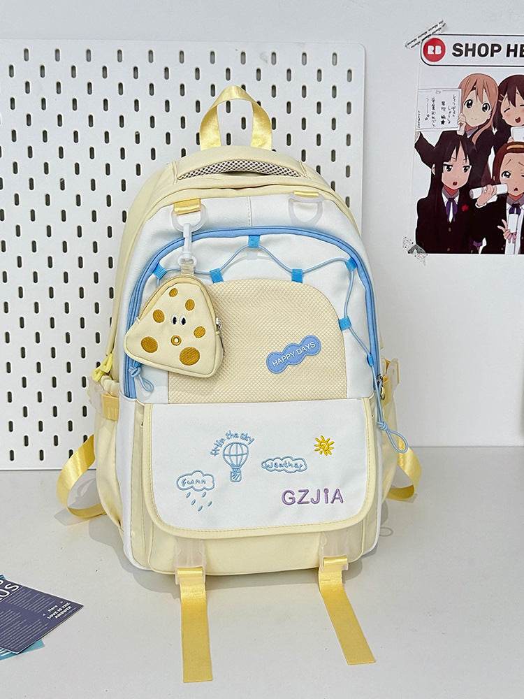 Contrast Colour School Bag – Spacious & Easy Carry - EX-STOCK Canada