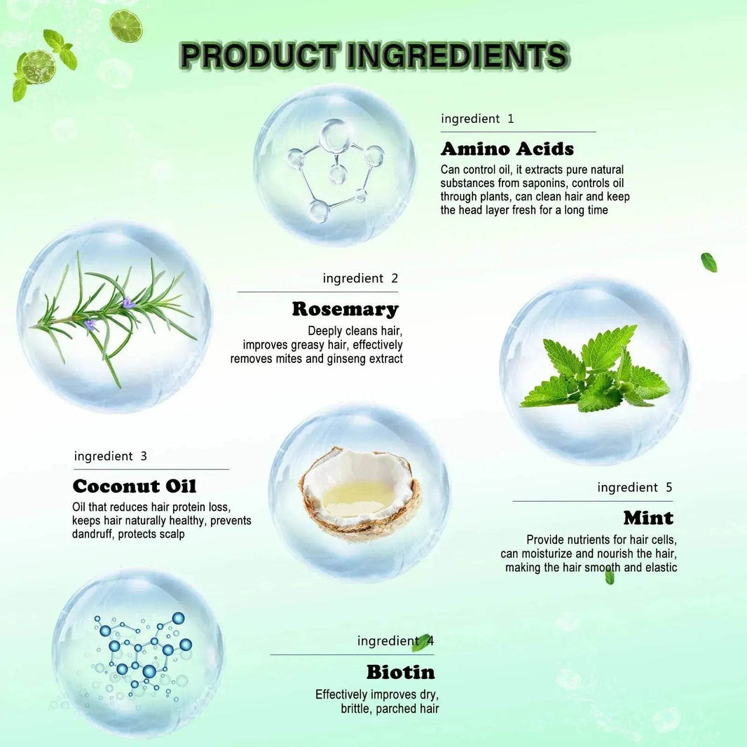 EELHOE Rosemary Mint Strengthening and Growth Shampoo Biotin Infused - EX-STOCK Canada