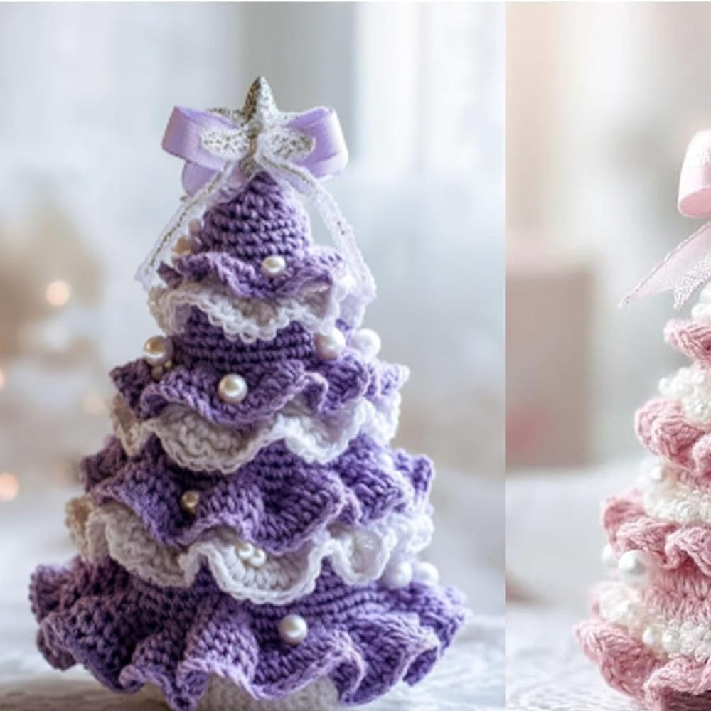 Crochet Christmas Tree Decoration DIY Material Package EX-STOCK Canada