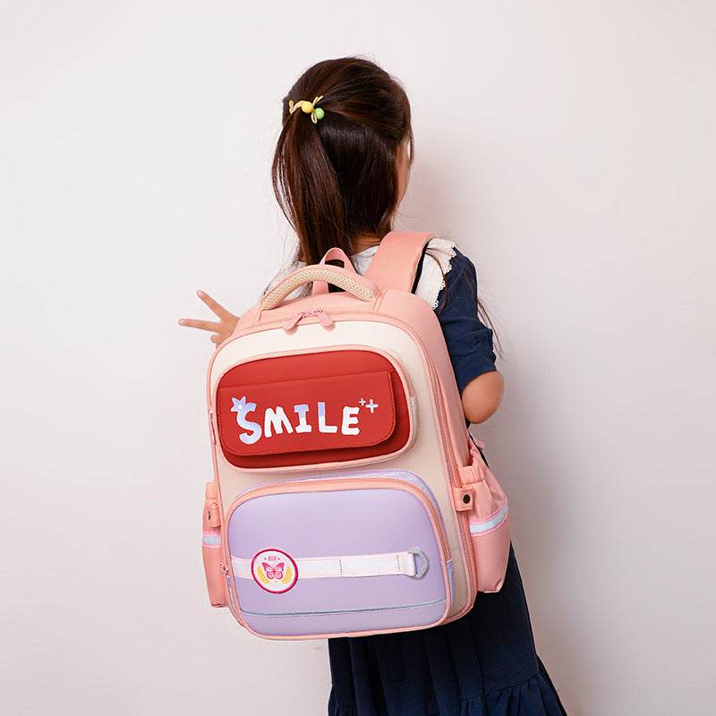 Children's Cartoon Letters British Style Schoolbag - EX-STOCK Canada