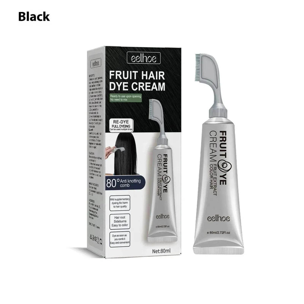 EELHOE Fruit And Vegetable Hair Dye Color Cream Black Hair Dye - EX-STOCK Canada