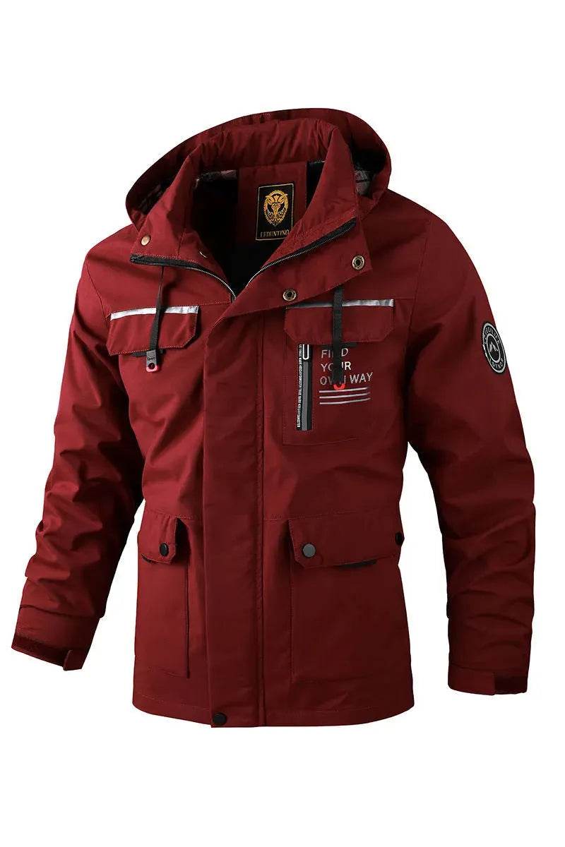 Men's Assault Jacket Spring And Autumn Thin Single Layer Waterproof Windbreaker Outdoor Sports Cargo Coat - EX-STOCK Canada