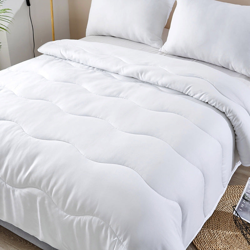 Chemical Fiber Bed & Breakfast Hotel Duvet Insert Thick Feather Velvet Quilt EX-STOCK Canada