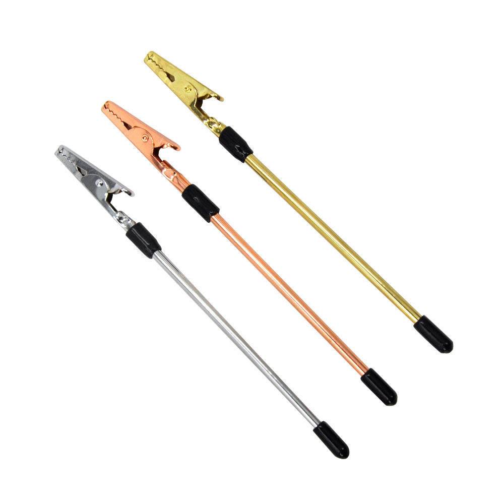 Golden Hookah Clip Pipe Cigarette Holder Accessories Portable Washable Convenient Clamp - EX-STOCK Canada